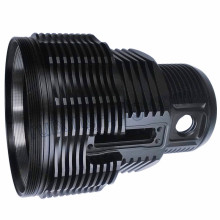 Large Diameter Aluminum LED Torch Lamp Housing with Machining Hard Anodizing